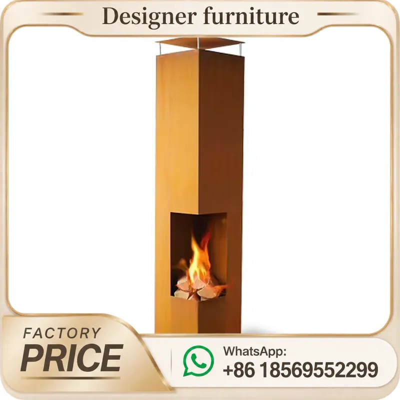 Outdoor Furniture Metal - Poêle à granulés de bois portable