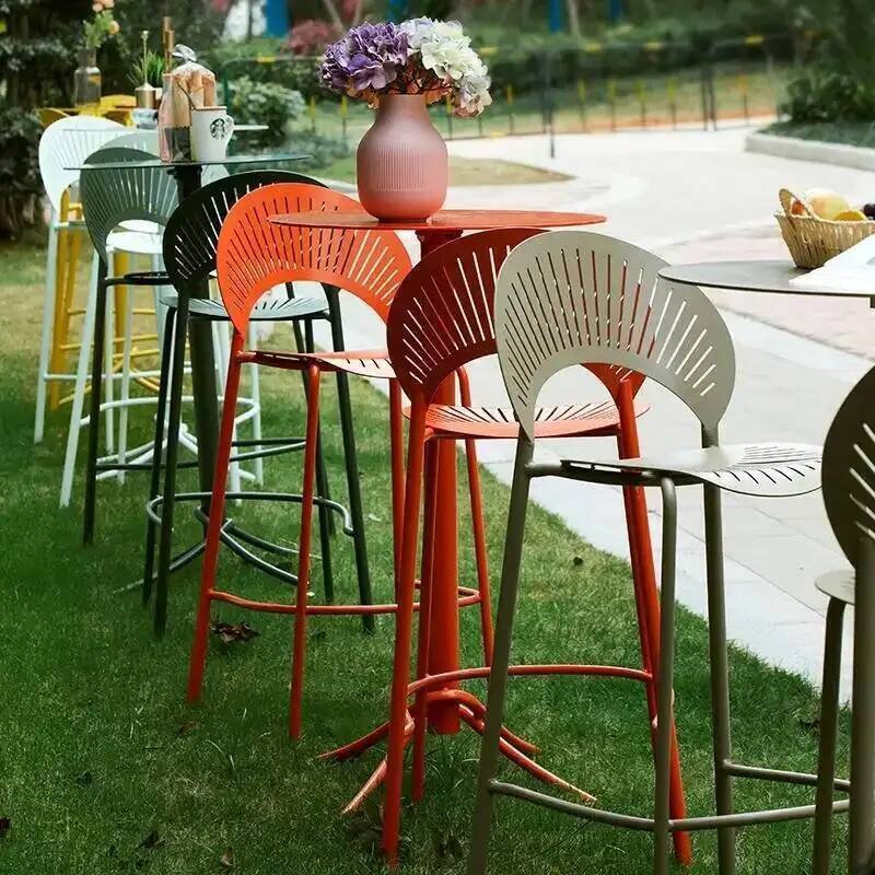 Outdoor Furniture Yellow - Nouveau Tabourets De Bar industriels jaunes