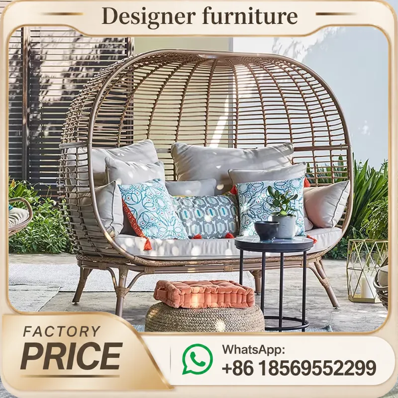 Outdoor Furniture In Bali - Lit de repos d'extérieur en polyrotin