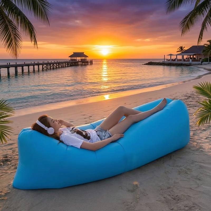 Outdoor Furniture For Pool - Canapé gonflable portable, fauteuil de relaxation