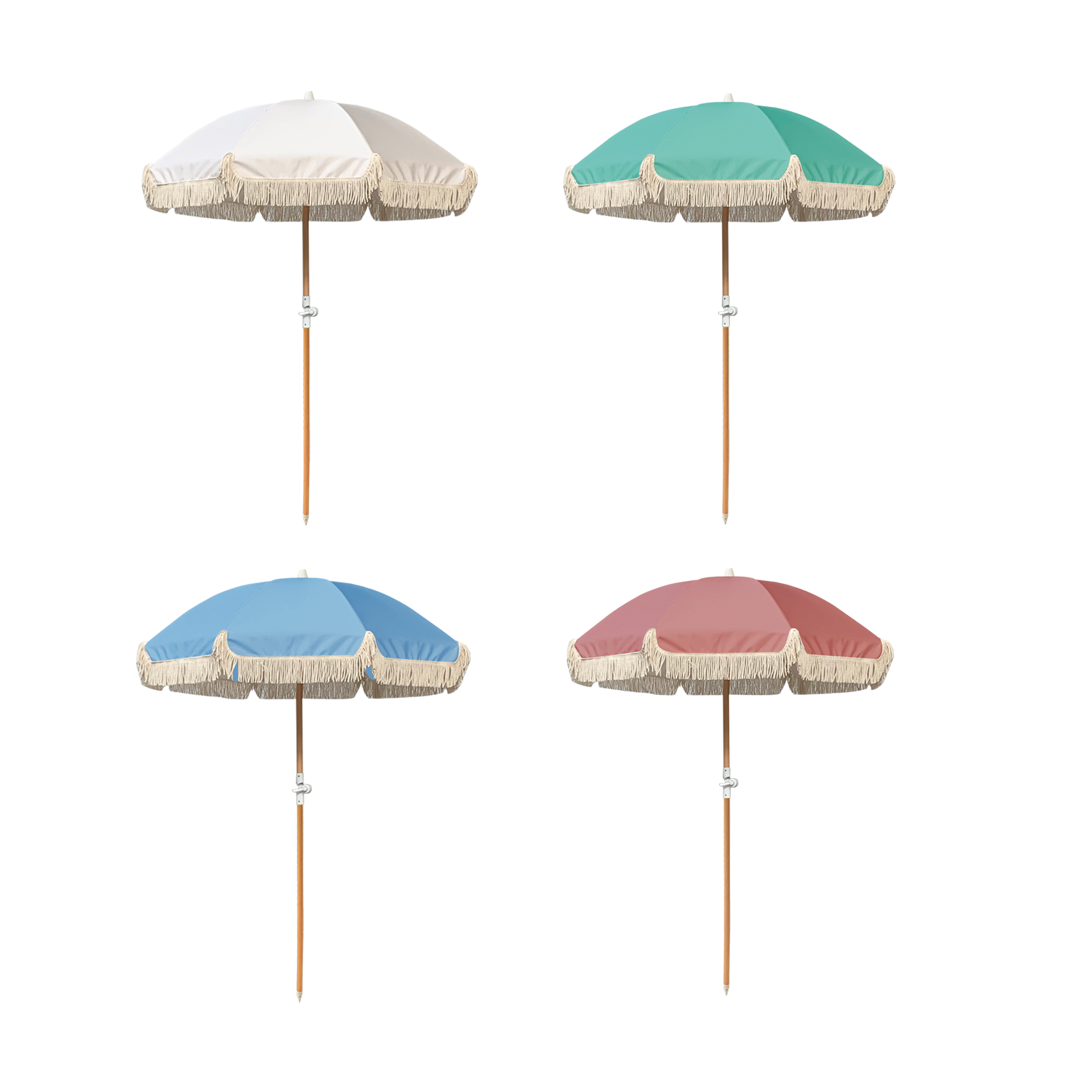 Outdoor Furniture In Bali - Parasol de plage moderne 2M Bali