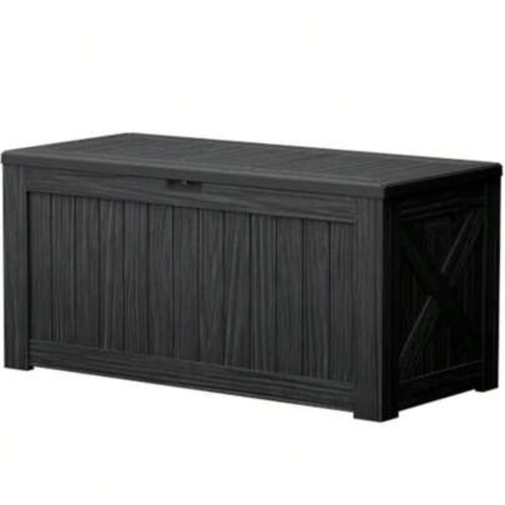 Outdoor Furniture For Pool - Banc de rangement extérieur en résine