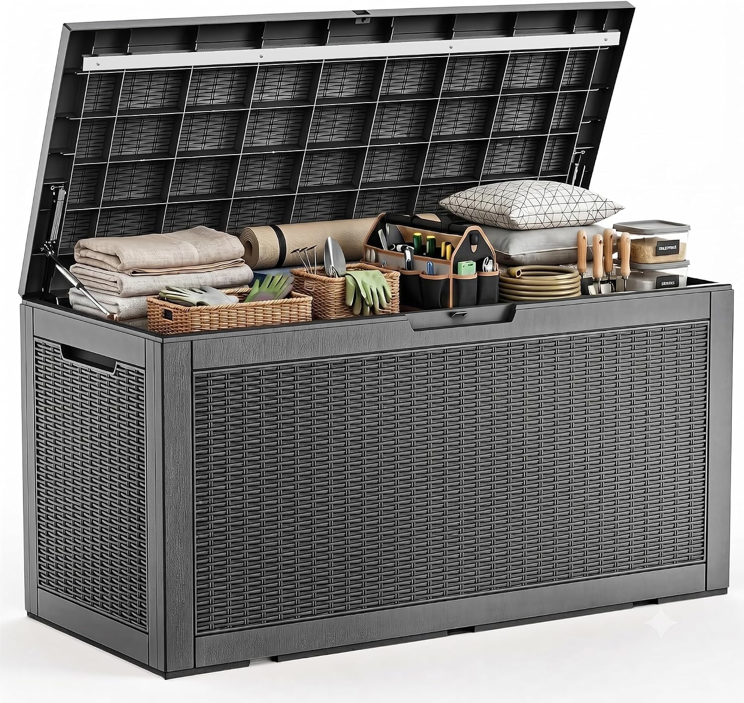Outdoor Furniture For Pool - Grande boîte de rangement extérieure en