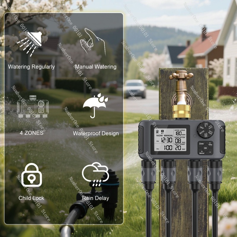 Outdoor Furniture Zone - Nouveau contrôleur d'irrigation automatique intelligent 4