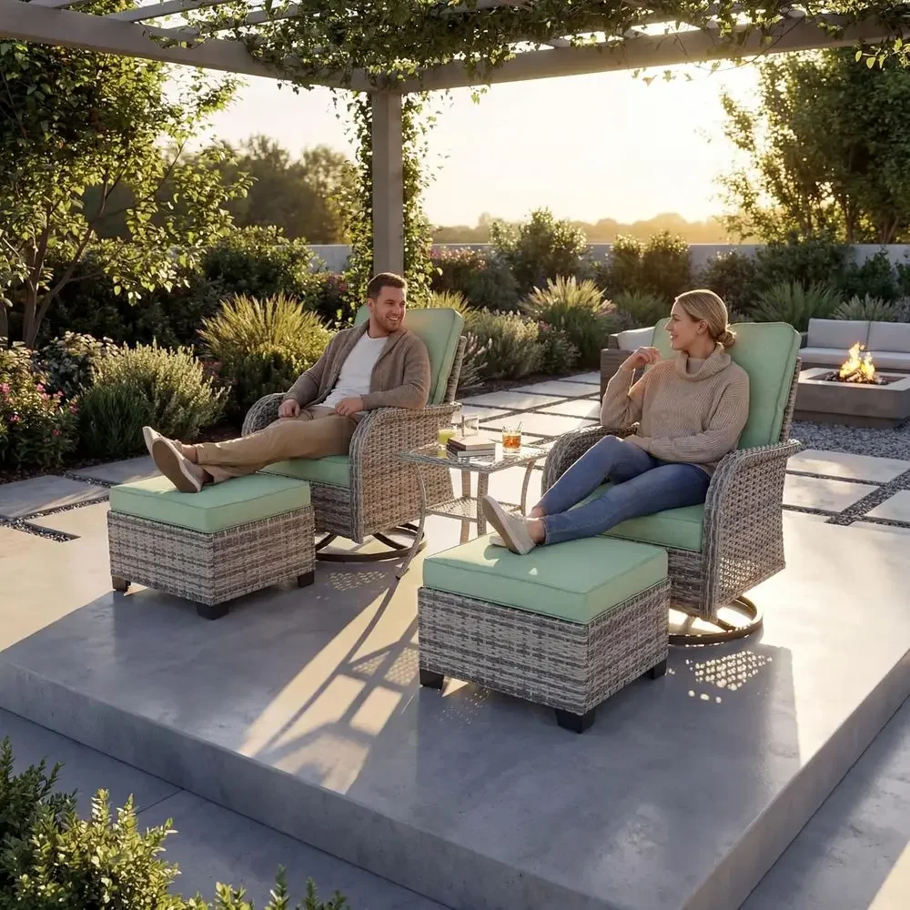 Outdoor Furniture Green - Ensemble de meubles de patio extérieur