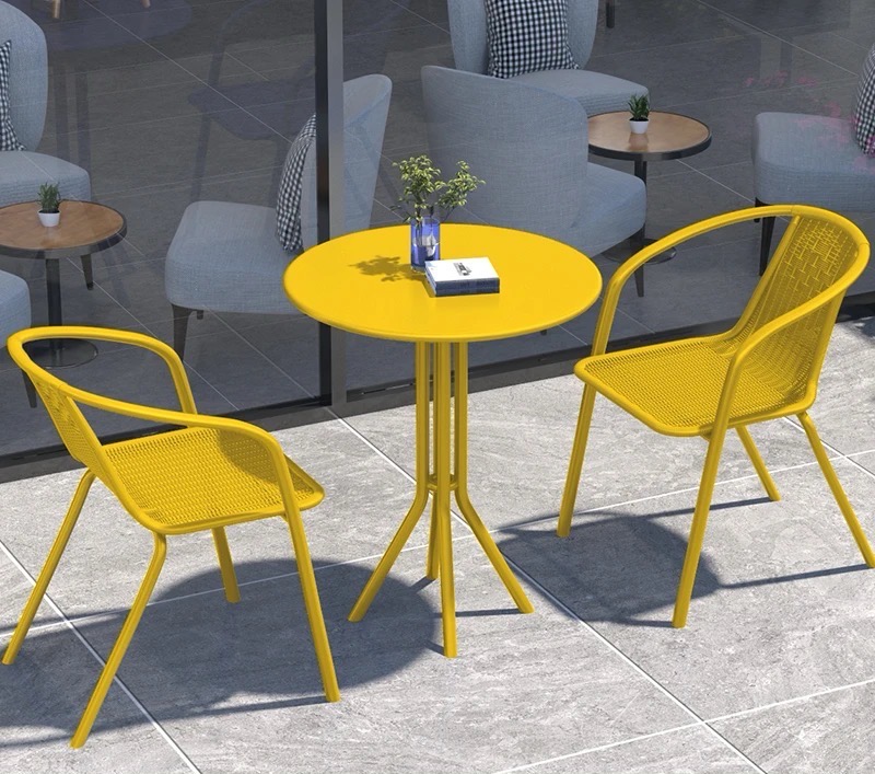 Ensemble bistrot moderne vert  - Outdoor Furniture Green avis et prix