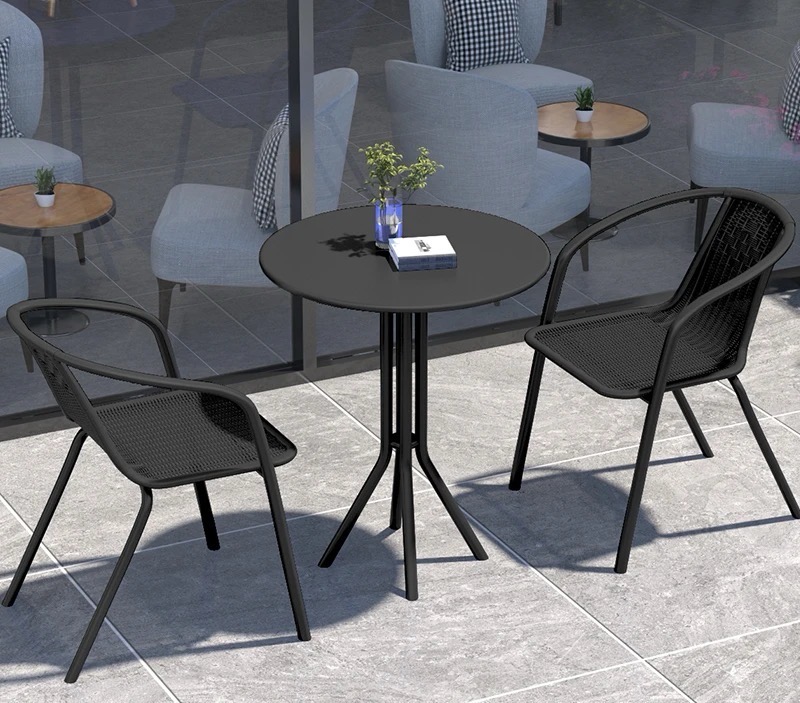 Ensemble bistrot moderne vert  - Outdoor Furniture Green avis et prix
