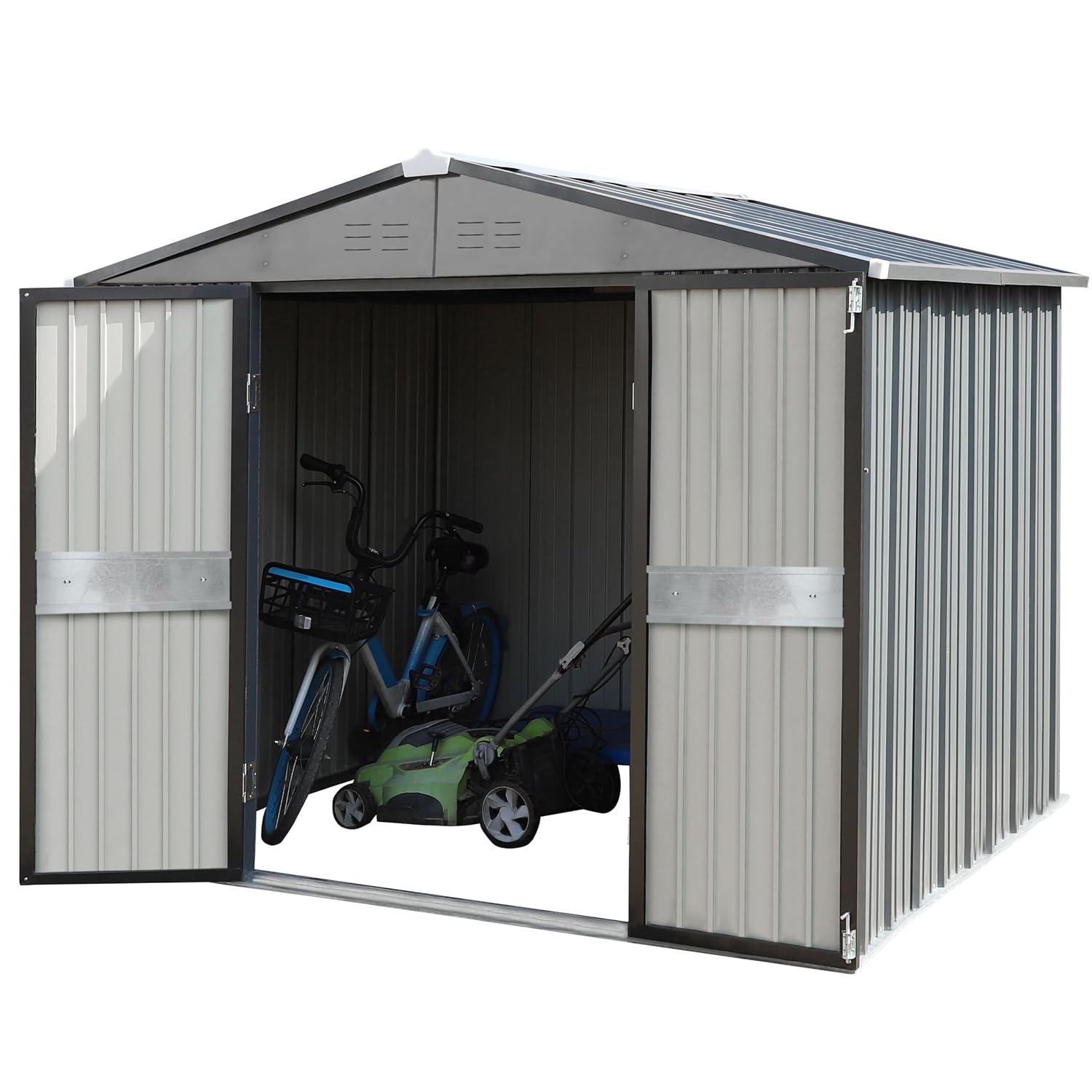 Abri de jardin extérieur 10' x - Outdoor Furniture Metal avis et prix