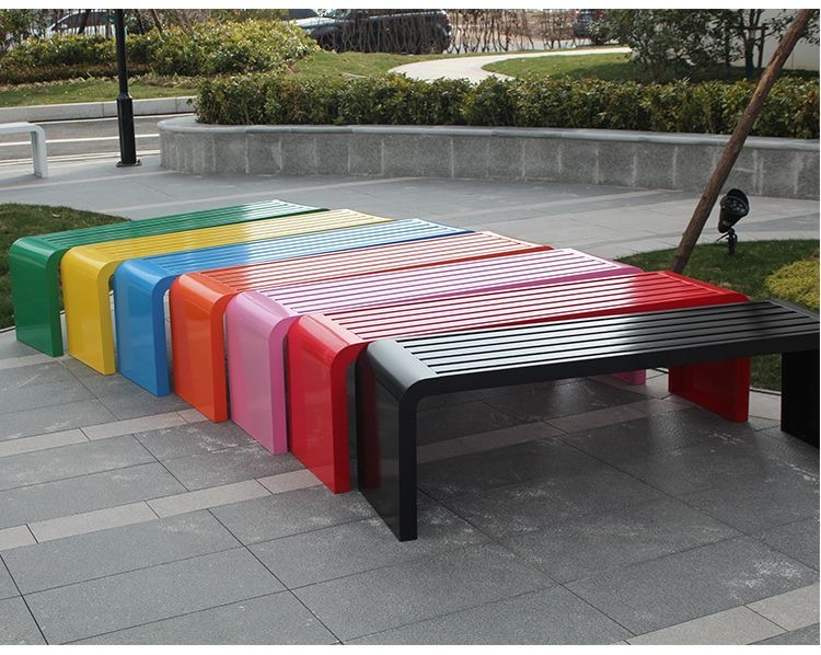 Banc métallique en acier lamin - Outdoor Furniture Green avis et prix