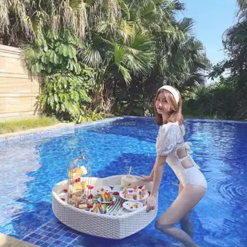 Asus-mir flottant en rotin pou - Outdoor Furniture In Bali avis et prix
