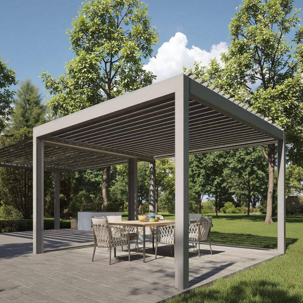 Pavillon d'extérieur résistant - Outdoor Furniture Metal avis et prix