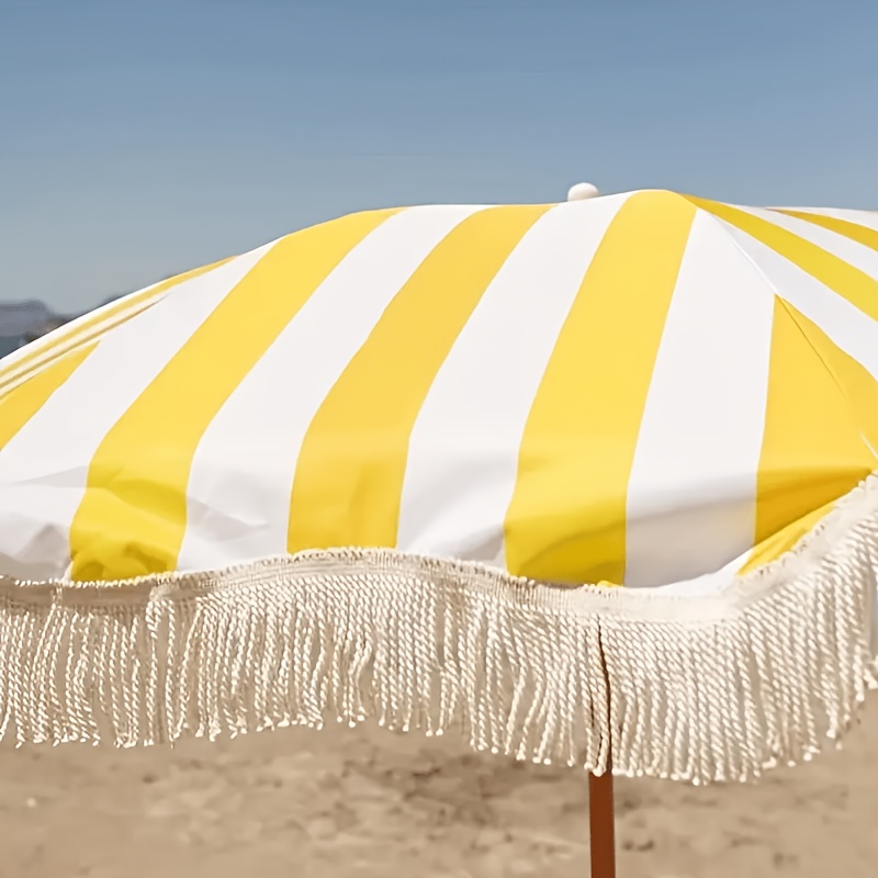 Lot de 1 parasol de plage déco - Outdoor Furniture Yellow avis et prix