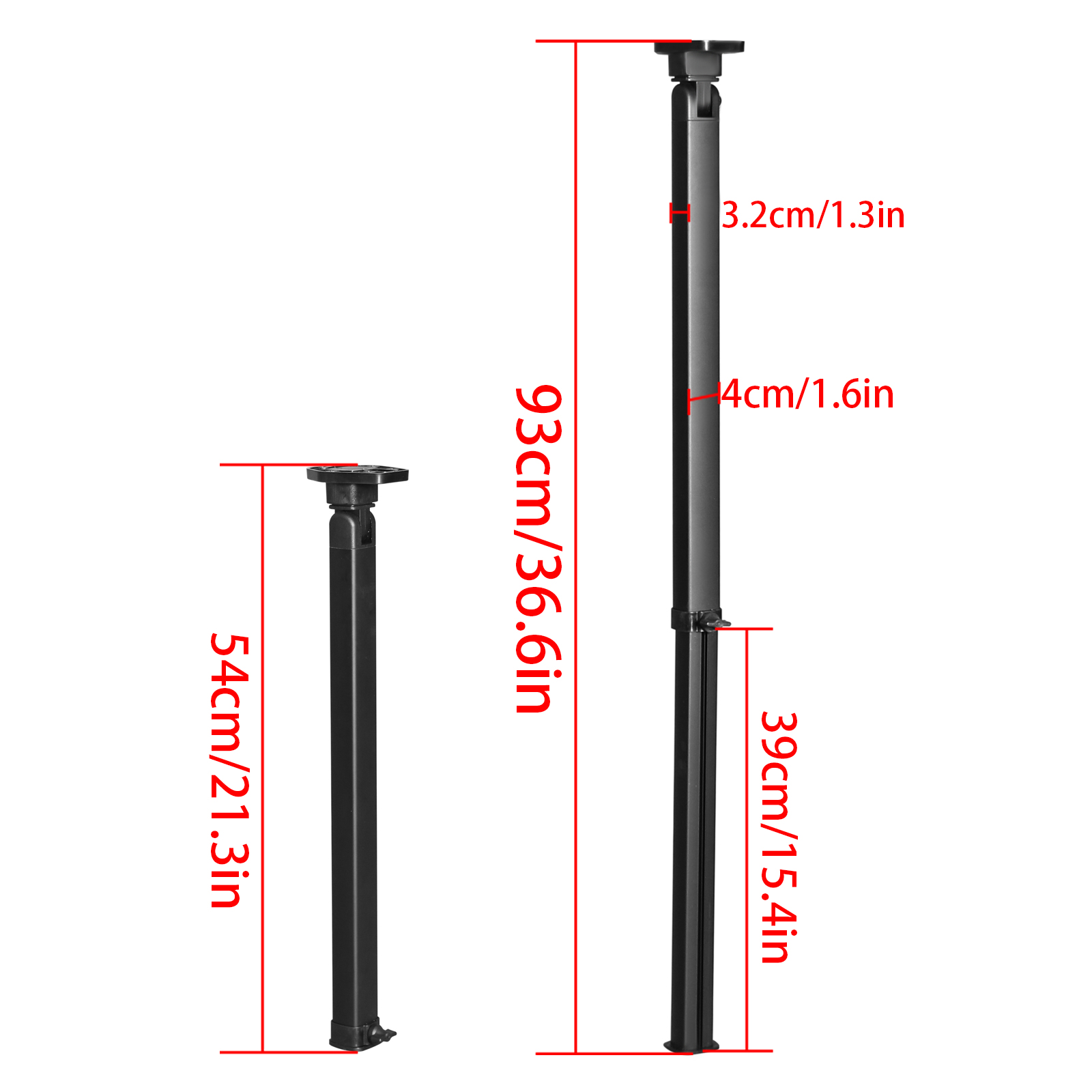 Pied de table RV réglable en h - Outdoor Furniture Legs avis et prix