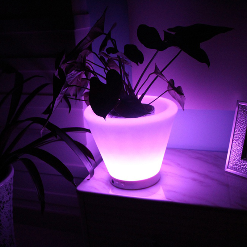 Pots de fleurs lumineux D28 *  - Outdoor Furniture Green avis et prix