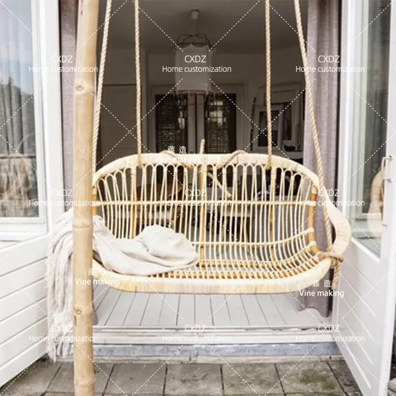 Fauteuil suspendu double en ro - Outdoor Furniture In Bali avis et prix