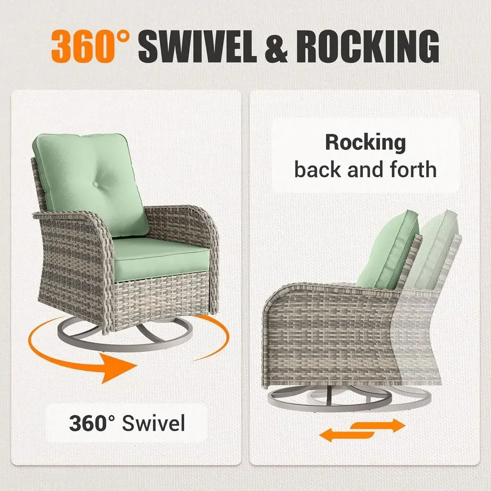 Ensemble de meubles de patio e - Outdoor Furniture Green avis et prix