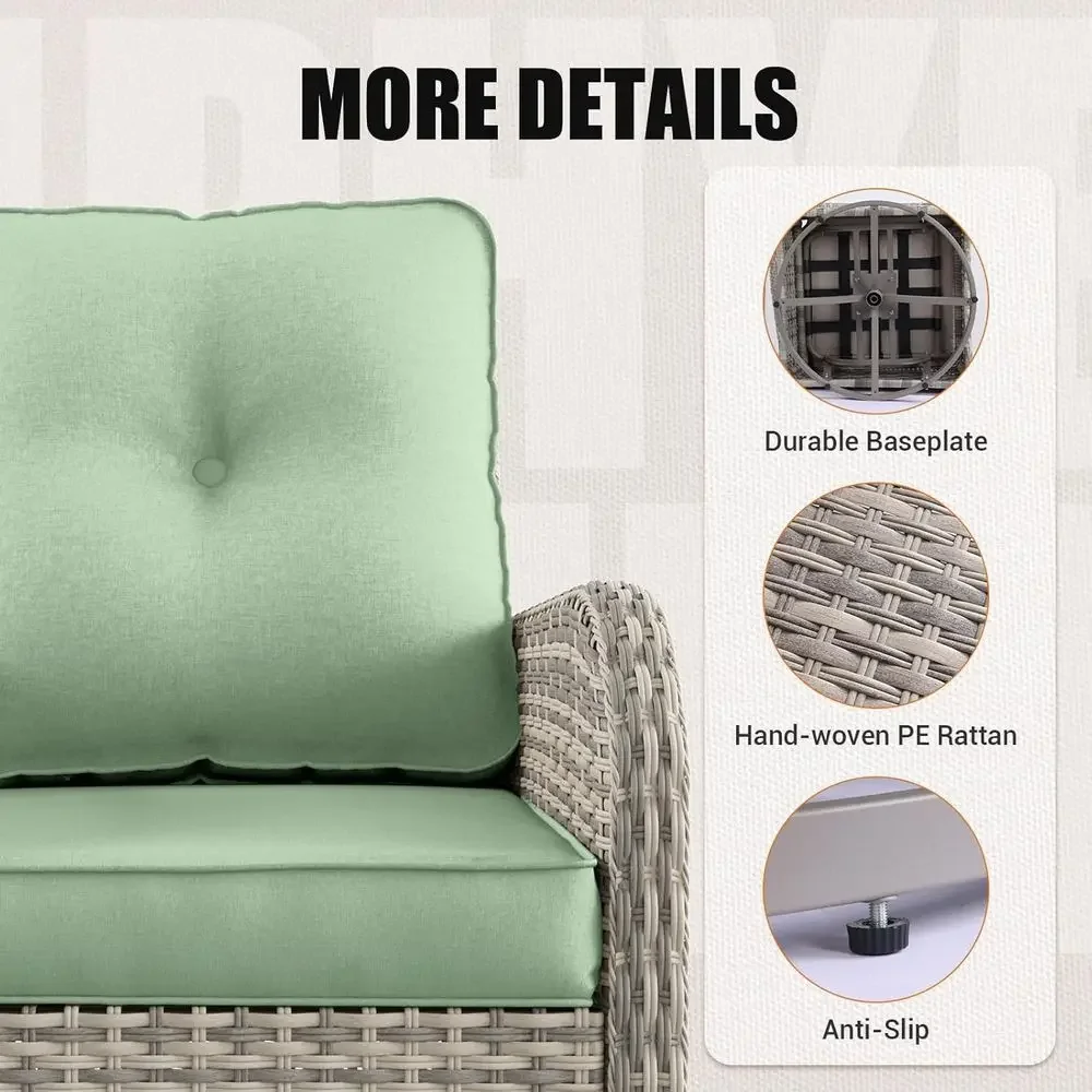 Ensemble de meubles de patio e - Outdoor Furniture Green avis et prix